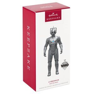 New! Dr. Who Cybermen Hallmark Keepsake Christmas Ornament 2024 British TV Show